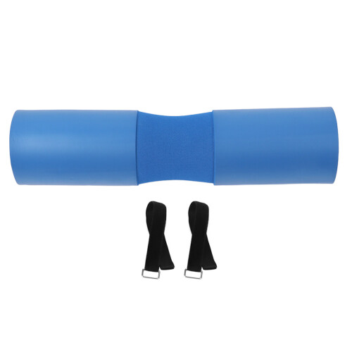Blue Foam Squat Pad with 2 Straps, Thickened Cushion for Gym 1