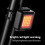 USB charging Super Bright Bike Red Light for Night Ride,Black 2