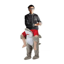 (Shark) novelty fun unisex costume party stage performance costume with stuff your own legs