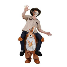 (Kangaroo) novelty fun unisex costume party stage performance costume with stuff your own legs