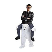 (Polar Bear) novelty fun unisex costume party stage performance costume with stuff your own legs