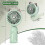 Cat ear mini fan - Compact handheld fan for kids (Green) 5