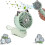 Cat ear mini fan - Compact handheld fan for kids (Green) 4