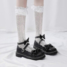 (5, black) Cute Sweet Lolita Shoes Bow Kids 2022 New Autumn Lolita Shoes Red Flat Bottom Uniform Jk Shoes Mary Jane Shoes Harajuku