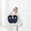 (Navy blue) Memory Foam Seat Cushion for Butt and Lower Back - Comfortable Sitting Experience 4