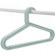 (Nordic Blue) 10 Pack Standard Pp Hanger Lightweight Shirt Hanger For Everyday Use