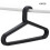 (Black) 10 Pack Standard Pp Hanger Lightweight Shirt Hanger For Everyday Use 5
