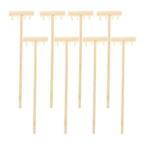 8pcs Mini Zen Garden Rake Tabletop Garden Sandbox Tools Kit Desktop Decor 2