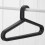 (Black) 10 Pack Standard Pp Hanger Lightweight Shirt Hanger For Everyday Use 3