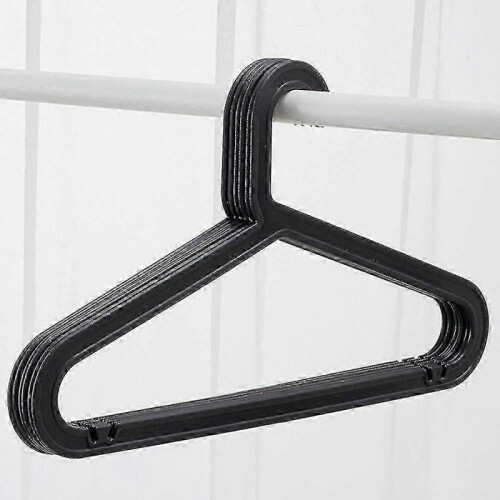 (Black) 10 Pack Standard Pp Hanger Lightweight Shirt Hanger For Everyday Use 2
