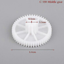 (A14) 4pcs Children Electric Car Plastic Gear 550 390 Gearbox Gear For Electric Baby Cars Electric Vehicle Metal Gear New