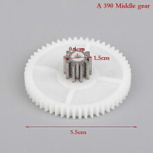 (A5) 4pcs Children Electric Car Plastic Gear 550 390 Gearbox Gear For Electric Baby Cars Electric Vehicle Metal Gear New