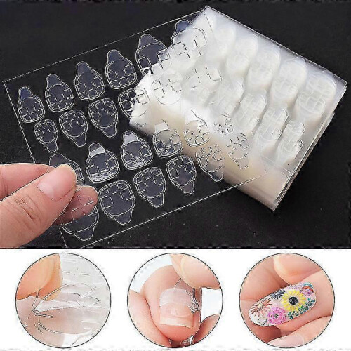 20 sheets of nail adhesive marks double page for pressing on nails 2