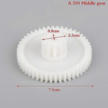 (A2) 4pcs Children Electric Car Plastic Gear 550 390 Gearbox Gear For Electric Baby Cars Electric Vehicle Metal Gear New