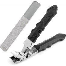(1 Set) Foot nail clipper for seniors featuring ergonomic design and collection tray