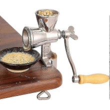 Stainless steel coffee grinder for soy and grains manual