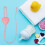 4Pcs Silicone Pacifier Clips With Safety Straps Anti-Lost Chains 5