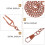 3Pcs Alloy Pocket Watch Chains Decorative Buckle Chain 7