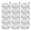 20 Pezzi Piatti Pesatura In Alluminio Vaschette 55ml 1