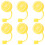 6 Unidades Tampa Para Silicone Reutilizável 11