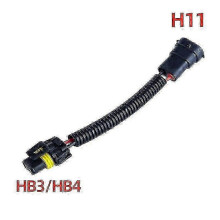 (H11 To 9005(1 pcs)) H11 to 9005/9006 HB3/HB4 Headlight Fog Light Adapter Wiring Harness 2.5mm Quality Cable