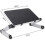 (Black) Adjustable Stand Aluminum Universal Table Laptop Stand (Black) 2
