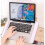 (White)Adjustable Stand Aluminum Universal Table Laptop Stand (Black) 5