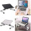 (White)Adjustable Stand Aluminum Universal Table Laptop Stand (Black) 3