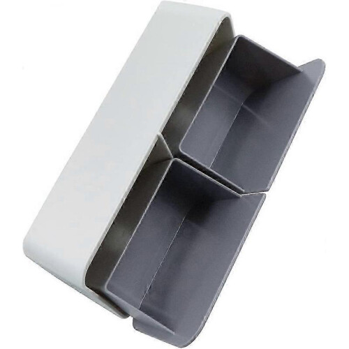 Cotton Buds Dispenser Plastic Make Up Pad Container Wall Mounted Flip Top Storage Box 2