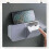 Cotton Buds Dispenser Plastic Make Up Pad Container Wall Mounted Flip Top Storage Box 5