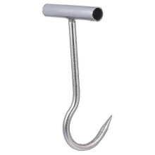 Meat Hooks for Butchering T Shaped Steel Hook with Handle Butcher Shop Tool Ki - JZ