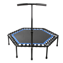 Sechseckiges Fitness-Trampolin für Erwachsene und