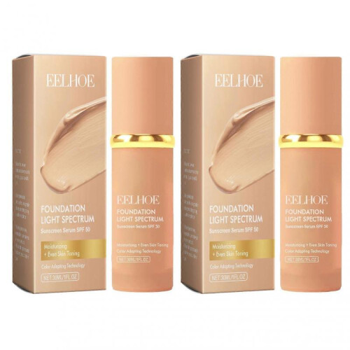 (2pcs) 4 In 1 Makeup-Foundation Hydrating Full Coverage Concealer Cosmetics Tool