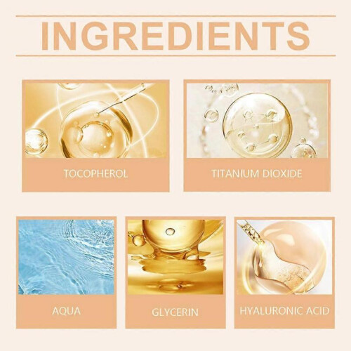 (3pcs) 4 In 1 Makeup-Foundation Hydrating Full Coverage Concealer Cosmetics Tool 2