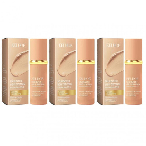 (3pcs) 4 In 1 Makeup-Foundation Hydrating Full Coverage Concealer Cosmetics Tool