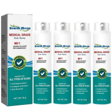 (4pcs) Scar Remove Advanced Spray For All Types Of Scars, Especially Acne Scars, Surgical Scars And Stretch Marks 20g
