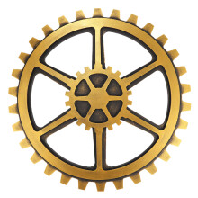 1Pc Vintage Gear Wall Decoration For Home Office