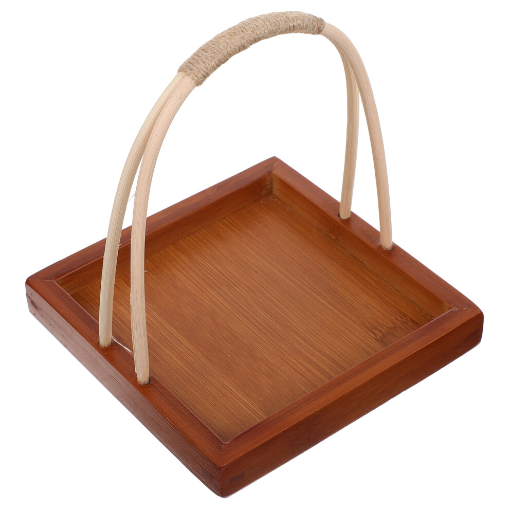 Wood Sushi Dish Japanese Dessert Plate Portable Serving Holder-image-OPC-PKWJ987-NEW