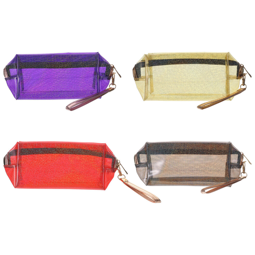 Iplusmile 4Pcs Fashion Toiletry Bag Cosmetic Storage Pouch Organizer