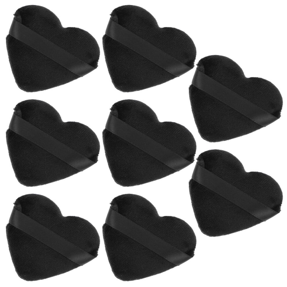 Ohphcall 8Pcs Heart Shaped Powder For Foundation And Loose Powder