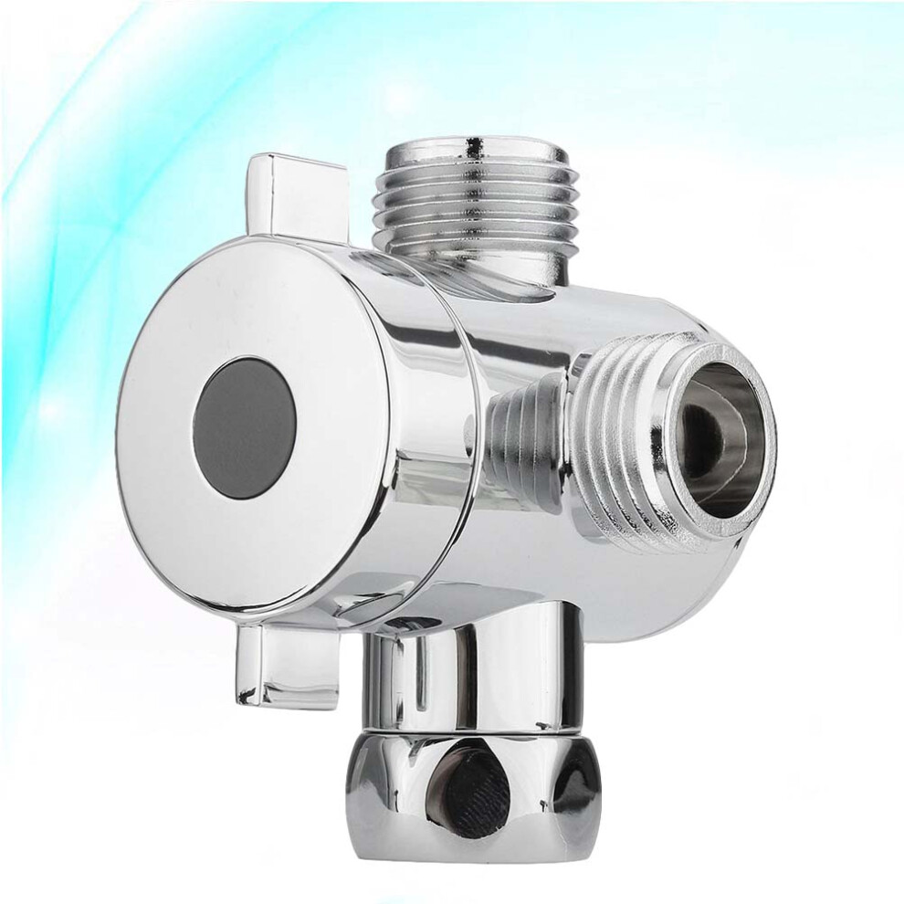 Shower Head Shut-Off 3 Way Adjustable T-Adapter Handheld Diverter 3351633170774