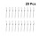 20Pcs Mini Fruit Forks Stainless Steel Dessert Cocktail Kitchen Tool 3