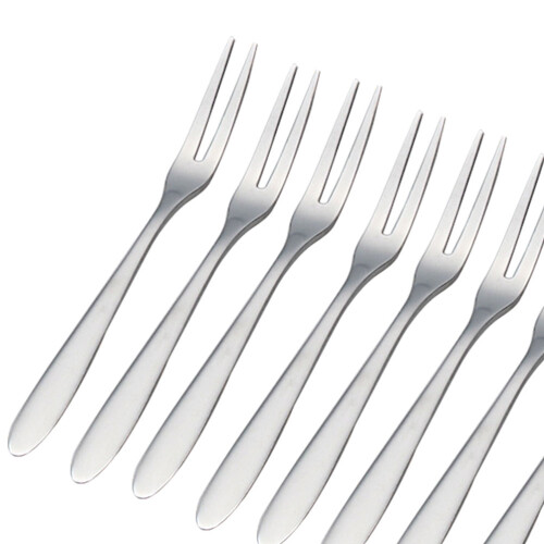 20Pcs Mini Fruit Forks Stainless Steel Dessert Cocktail Kitchen Tool 1