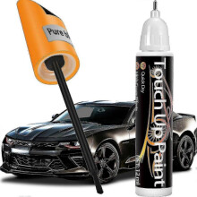 (12ml, Black) Touch Up Paint For Cars, Automotive Paint Scratch Repair 2 In 1 Touch Up Paint Pen - KM