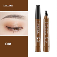 (A)Eyebrow Pencil Eyebrow Microblading Pen Eye Makeup Eyebrow Pen 4 Point Brow Lift Snatch Eyebrow Microblading Long-Lasting WaterproofNatural2ml Gift