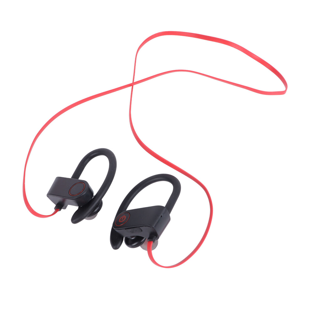 Wireless Bluetooth 5.0 Sports Headphones 110Mah Noise Cancelling Stereo Red 8461351860088