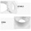 4 Pezzi Copertura Sprinkler 1/2" per Soffitti 9
