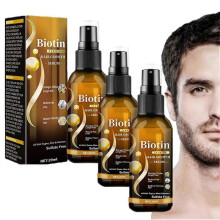 (3pcs)Biotin Hair Essece Spray, Ginger Hair Growth Serum Essence Oil, Biotin Hair Growth Serum, Biotin Thickening Herbal Serum