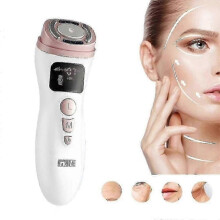 (Au plug) Mini Hifu Machine Ultrasound Rf Tightening Lifting Therapy Ems Facial Beauty Device Firming Anti Wrinkle Lcd Screen Face Salon