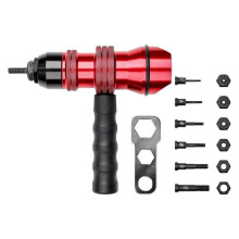 (No Rivet Nuts) Electric Rivet Nut Machine Adapter Rivet Nut Tool Easy Use Professional M3 M4 M5
